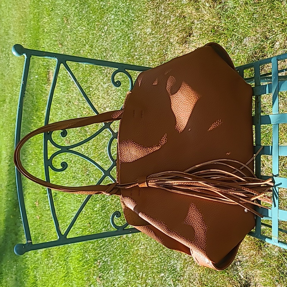 NWOT Genuine Leather Chinese Laundry Bag